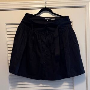Karl Lagerfeld Black short A-Line Skirt